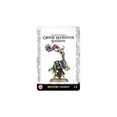 Imagen de Games Workshop 99070209005 &quot;Ironjawz Orruk Weirdnob Shaman Juego en Miniatura, Negro, 2.12 x 1.3 0.5 Pulgadas; 10 Gramos
