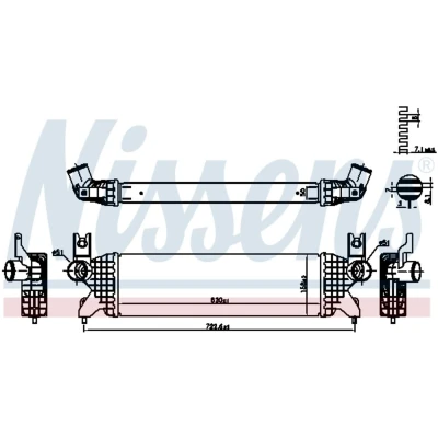Imagen de NISSENS 961507 Intercooler SUZUKI: Vitara IV SUV, SX4 II S Cross
