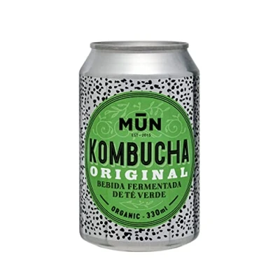 Imagen de Mun Kombucha Té Original 330ml Pack 12 Latas