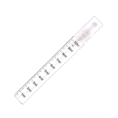 Imagen de Atomizadores de perfumes 5/10 ml, recargables, a prueba fugas, atomizador, botella spray con escala negra