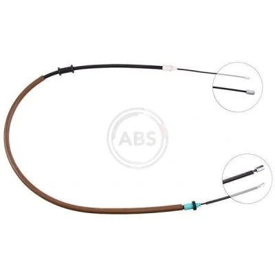 Imagen de A.B.S. K15638 Cable de Freno Mano 1442 Tambor para dirección izquierda/derecha RENAULT: Kangoo I, I Express