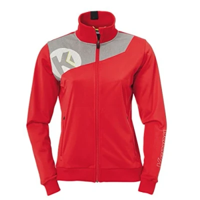 Imagen de Kempa Core 2.0 Poly Chaqueta, Mujer, Rojo/Gris Oscuro Mezcla, S