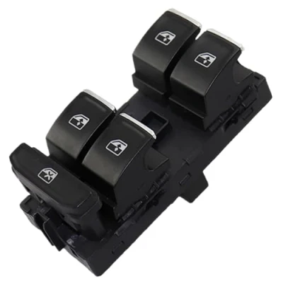 Imagen de GEEANDLY Interruptor de botón Mando Elevalunas Botonera 5G0959857 5G0959857C compatible para Golf 7 MK7 Passat Touran Tiguan Carfter