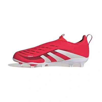 Imagen de adidas Performance Predator League Unisex Botas de fútbol con tacos para niños, Talla: 34, Lucid red/white/core black Zapatos