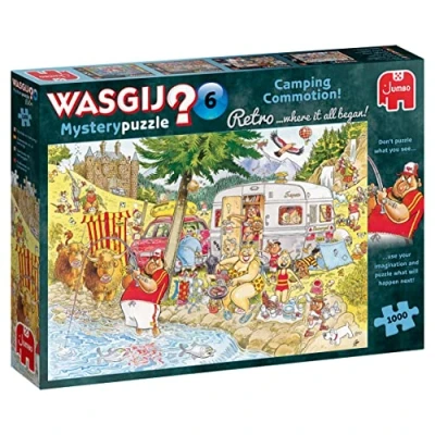 Imagen de Jumbo Retro Misterio 6 1000pcs Jigsaw Puzzle, Multicolor (25016)