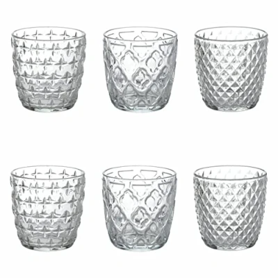 Imagen de Villa d&#039;Este Home Tivoli Juego de 6 vasos agua 325 ml vidrio, Diversity