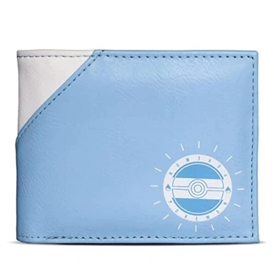 Imagen de Pokemon Squirtle Monedero Bi Fold Masculino, Azul/Blanco (Mw114884pok), Azul/Blanco, Talla única, azul marino / blanco, única