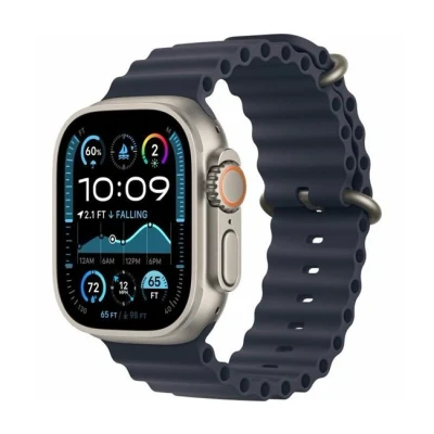 Imagen de Apple Watch Ultra 2 Titanium (Correa Silicona Azul Oscuro)