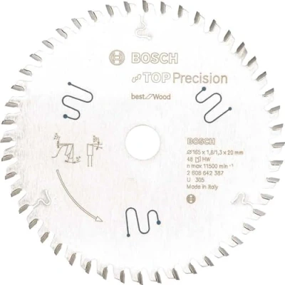 Imagen de Bosch Professional 2608642387 Disco de sierra circular CSB Top Precision multimat.: 165x20x56D