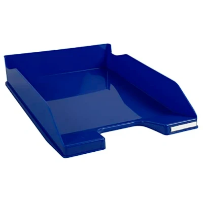 Imagen de Exacompta Ref. 113204D 1 Bandeja Combo Midi Bee Blue para Documentos en Formato A4+ Dimensiones 34,6 x 25,5 6,5 cm Color Azul Marino