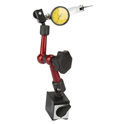 Imagen de Soporte de Base Calibre Magnético Flexible Fuerte, Medidor Indicador Prueba Dial Palanca, Metal, Escala Precisión E Instalación 0 0,8 Mm