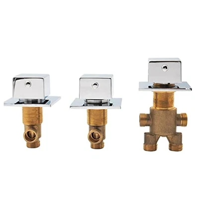 Imagen de Válvula de Control interruptor latón para grifo agua fría y caliente AFUDER bañera, mezclador cabina ducha, baño