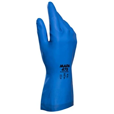 Imagen de Mapa ultrafood 475 Juego guantes talla 8 azul 1 par