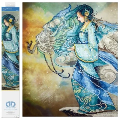 Imagen de Diamond Dotz Kit completo de arte con facetas diamante Dragon Princess