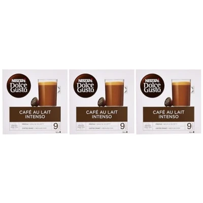 Imagen de NESCAFÉ Dolce Gusto Vainas de Café Lait Intenso, 16 Cápsulas (Paquete 3 48 Total Cápsulas, ​​Porciones)