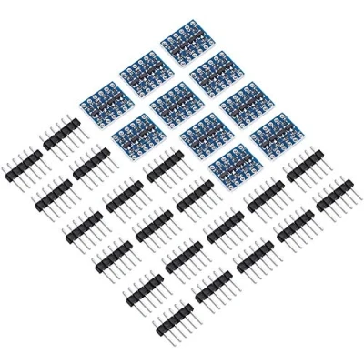 Imagen de ARCELI 10pcs 4 Canales IIC I2C Logic Level Converter Módulo bidireccional 3.3V a 5V Shifter para Arduino