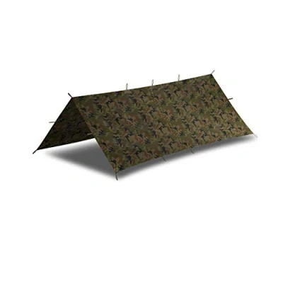 Imagen de Helikon Tex SuperTarp Small Lona de poliéster Ripstop PL Woodland Outdoor Bushcraft Jagt Survival