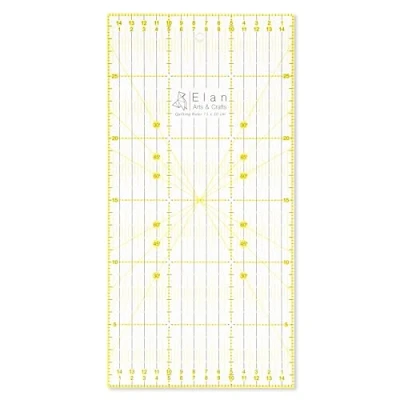 Imagen de Elan Regla Patchwork 30 x 15 cm, Reglas de Costura, Patronaje, Accesorios Patchwork, Acrilico, cm