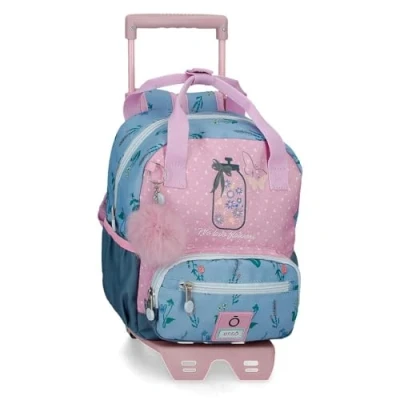 Imagen de Enso We Love Flowers Mochila Pequeña con carro Rosa 23x28x10 cms Poliéster 6,44L