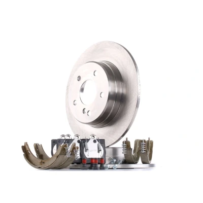 Imagen de MAPCO 47796/1 Kit de discos y pastillas freno Eje trasero macizo con tornillos preparado para indicador desgaste, contacto avisador desgaste