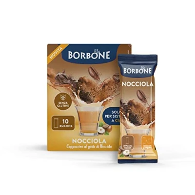 Imagen de Caffè Borbone Stick de Avellana 80 barras para preparar bebida (8 paquetes 10) Ideal sistemas filtro papel