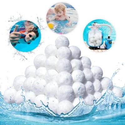 Imagen de Bolas de Filtro para Piscina 700g, Medios Piscina, Pueden reemplazar 25kg Arena Filtro, Bola Piscinas Arena, Accesorios