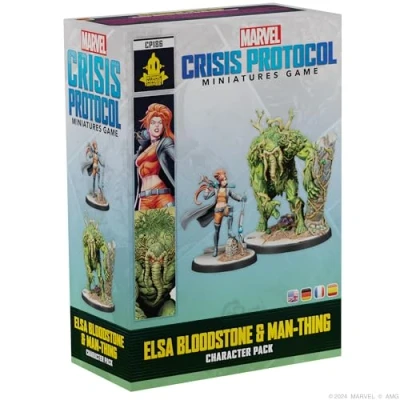 Imagen de Atomic Mass Games MCP: Elsa Bloodstone &amp; Man Thing Expansión Juego de Miniaturas A Partir 14 Años para 2 Jugadores 90 Minutos por Partida Español/Alemán/Inglés/Francés