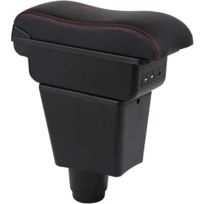 Imagen de LiyanWu Apoyabrazos para Dacia Dokker, Reposabrazos Central, Consola Central Caja de Almacenamiento Coche Interior
