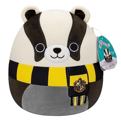 Imagen de Squishmallows SQWB00066 Peluche Oficial de Harry Potter Hufflepuff, 25 cm, Supersuave