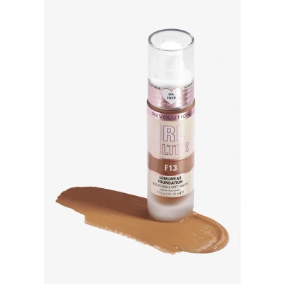 Imagen de Makeup Revolution, IRL Filter Longwear Foundation, Medium to Full Coverage, F13, 23ml