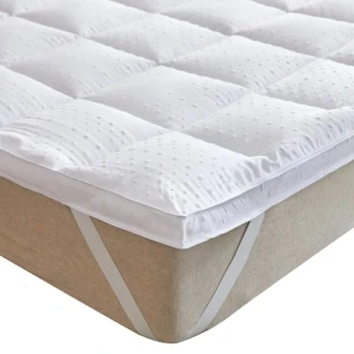 Imagen de Bedecor Sobrecolchon de Microfibra 135x190, Muy Suave y Comodo Cubre Colchon con Diseño Antideslizante, 3D Massage Bubbles Lujoso Topper Funda Antialérgico Lavable a Maquina