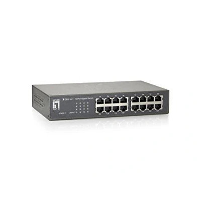 Imagen de LevelOne Switch 16 Puertos Gigabit de Red (No administrado, Ethernet (10/100/1000), Bidireccional Completo (Full Duplex), Montaje en Rack)