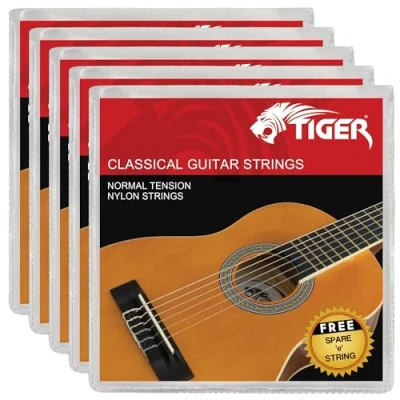 Imagen de Tiger Juego de cuerdas para guitarra clásica (5 unidades)