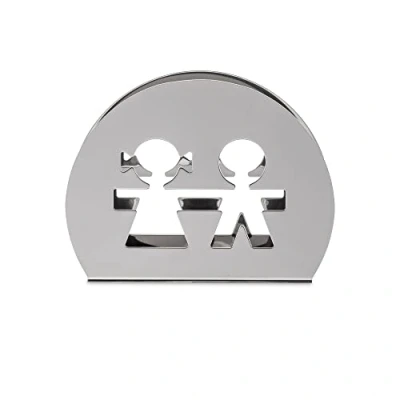 Imagen de Alessi AKK51 Girotondo Servilletero con diseño de muñecos papel