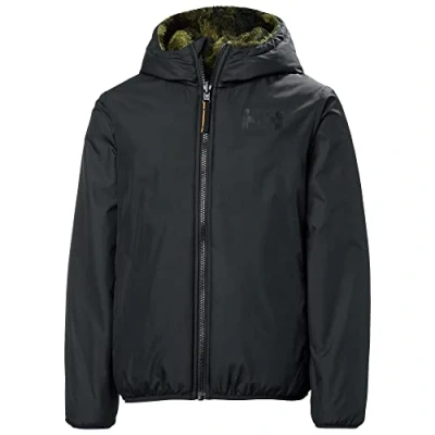 Imagen de Helly Hansen Junior Champ Reversible Forro polar para niños, Talla: 14a, Black