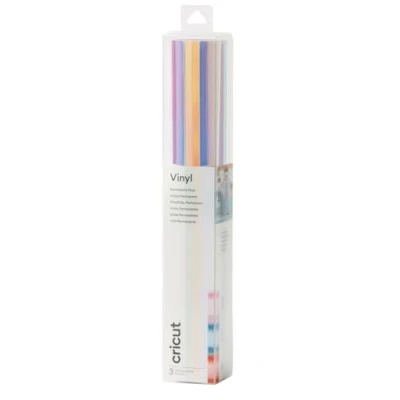 Imagen de CRICUT Muestreador de Vinilo holográfico Holographic Vinyl 30x60cm 3 Sheet Sampl M3, Multicolor, Talla única, 5