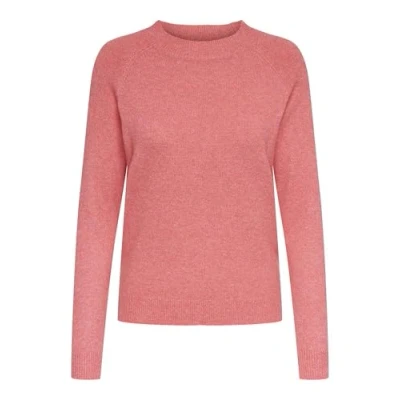 Imagen de ONLY Onlrica Life L/S Jersey Knt Noos Punto, Sun Kissed Coral/Detail:Melange, XS para Mujer