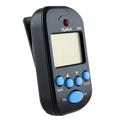 Imagen de iPobie Mini Metronome M50 Multifuncional Clip On Digital Beat Metrónomo Tempo para Piano, Violín, Guitarra, Tambor de Trampa