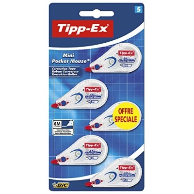 Imagen de Cinta correctora Mini Pocket Mouse deTipp Ex. Blíster 5 unités