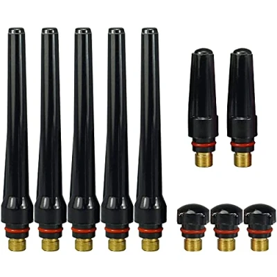 Imagen de RIVERWELD TIG Back Cap Long 57Y02 57Y03 57Y04 Fit QQ 300 PTA DB SR WP 17 18 26 Antorcha de soldadura (Surtido 10pk)
