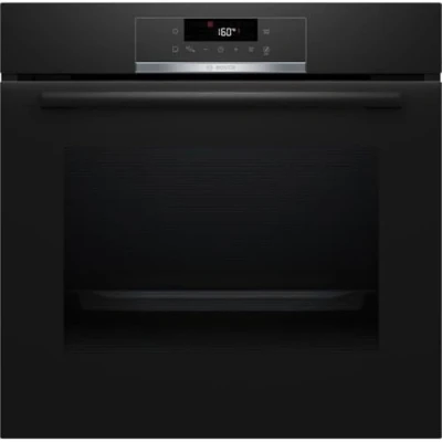Imagen de Horno Bosch HBA572BB3F, Serie 4, Multifunción, Pirolítico, 71 l, 3D Hotair, Función Air Fry, 60 cm, Negro