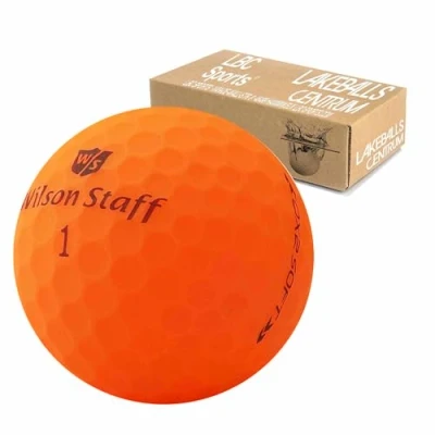 Imagen de 24 Wilson Staff Dx2 / Duo Soft Optix Pelotas de Golf AAAAA, Color Naranja, Acabado Mate, usadas