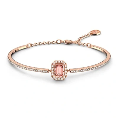 Imagen de Swarovski UNA Bangle Octagon CUT PAVÉ Pulsera, Mujer, Talla: One Size, Pink