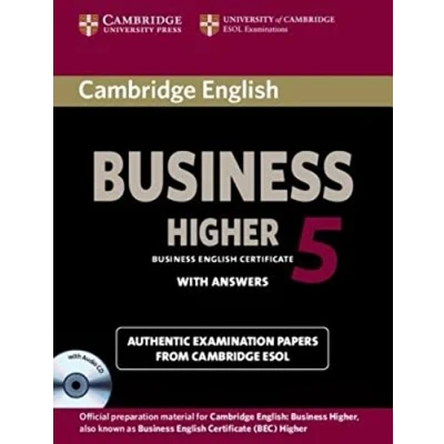 Imagen de Cambridge english business 5 higher self study pack (student