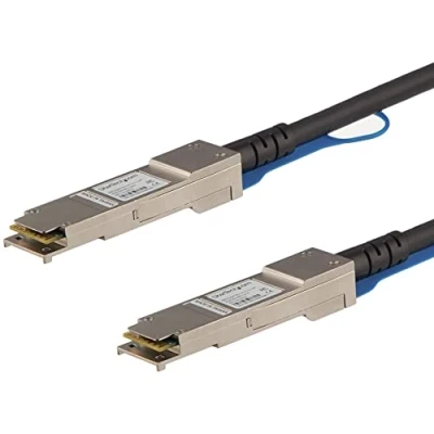 Imagen de StarTech.com Cable de 3m Twinax Direct Attach QSFP+ a 40G Compatible con Cisco QSFP H40G CU3M DAC Cobre 40 GbE Módulo Pasivo Bajo Poder Gbps Firepower C9200 C9400 (QSFPH40GCU3M)