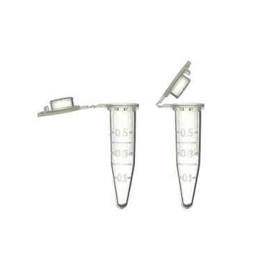 Imagen de MUHWA 1000 tubos graduados de polipropileno microcentrífuga con tapa a presión, microtubos capacidad 0,5 ml (transparente)
