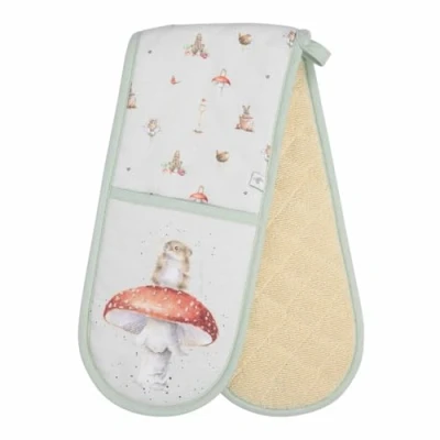 Imagen de Wrendale Designs Garden Friends Guante doble para horno (ratón)