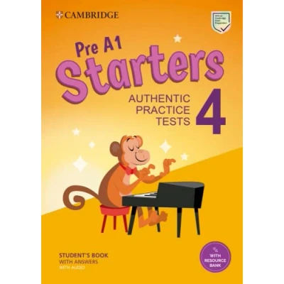 Imagen de Pre A1 Starters 4. Practice Tests with Answers, Audio and Resource Bank.: Authentic (2022)