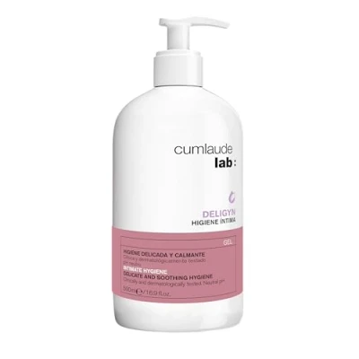 Imagen de Cumlaude Lab Higiene Íntima Deligyn Gel Limpiador Íntimo Suave para Menopausia y Climaterio, Piel Sensible, con pH Neutro 500 ml