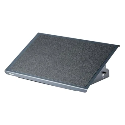 Imagen de Fellowes Metálico Professional Series Reposapiés Ergonómico de Altura Ajustable, Negro, 56x35x100/165
